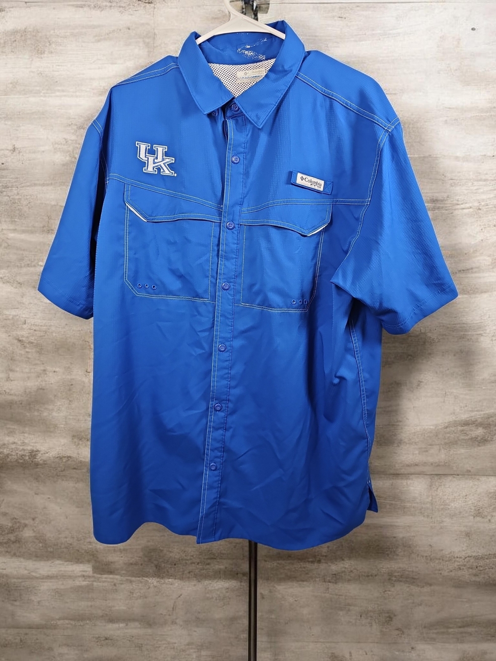 Columbia Men’s Short Sleeve Performance Shirt - Royal Blue (UK Logo)